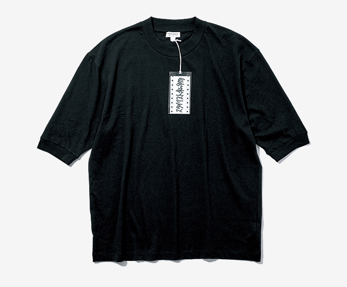 SUNSPEL & STYLIST  SHIBUTSU black T-shirt for summer