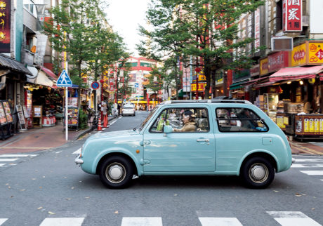 私とクルマ。 satomika × NISSAN PAO – 『&Premium』2015年4月号「&CAR