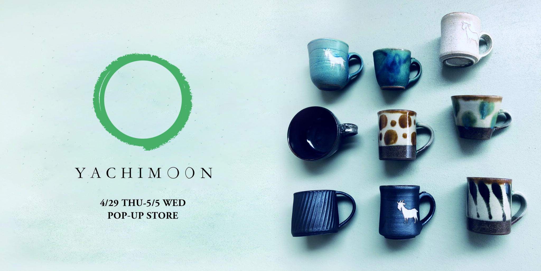 東京・桜新町の『OGAWA COFFEE LABORATORY』にて、“やちむん”を集めた