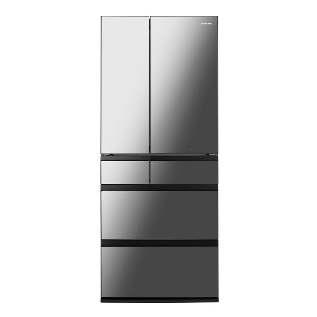 「はやうま冷凍」搭載冷蔵庫「NR-F659WPX」
フードロス防止の機能が充実の冷蔵庫。アプリの「ストックマネージャー」機能では、冷蔵庫内の重量検知プレートの上に置いた食材のストック残量が外出先からもわかる。「卵まだあったかな？」といった、買いすぎ・買い忘れを減らせて便利。