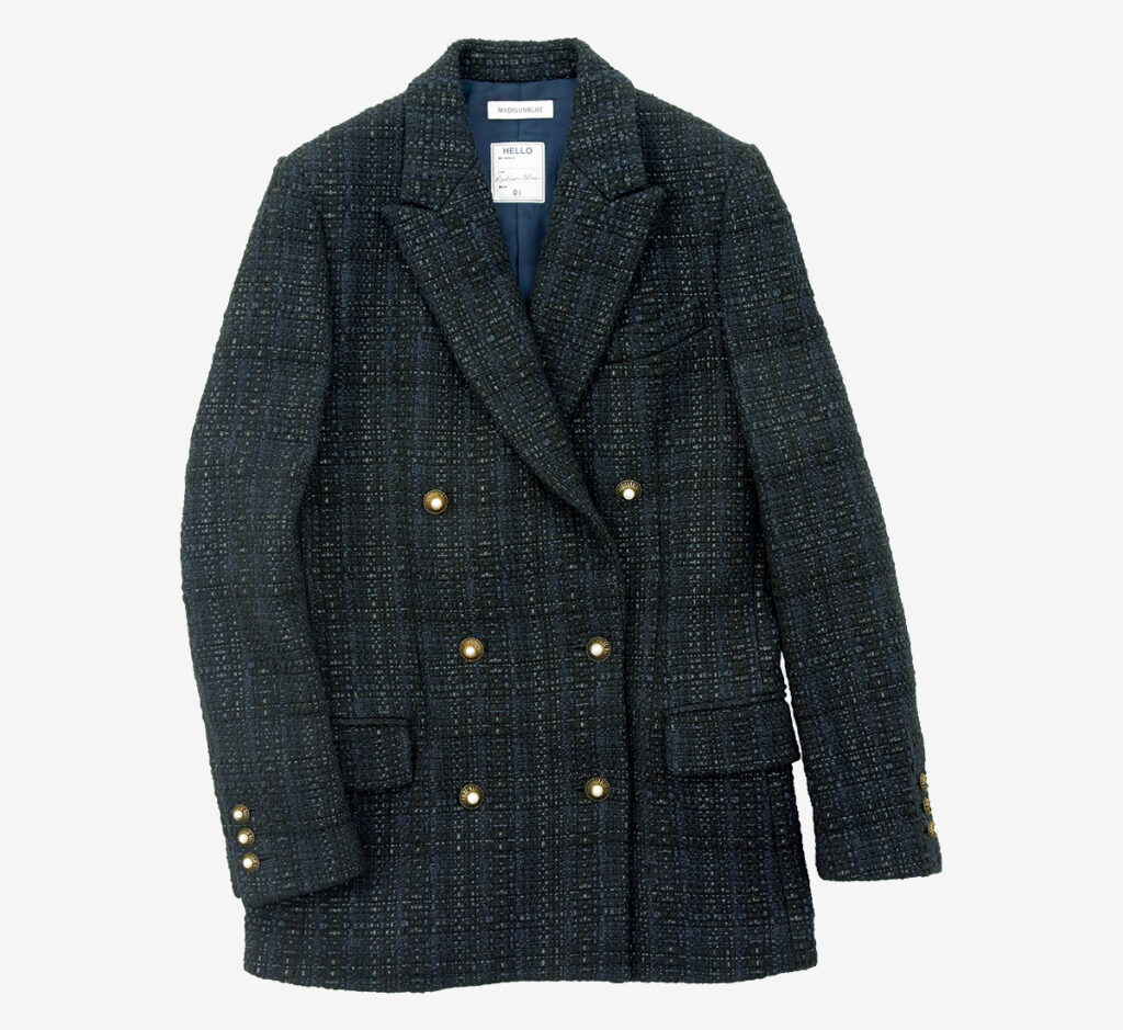 MADISONBLUE blazer of tweed