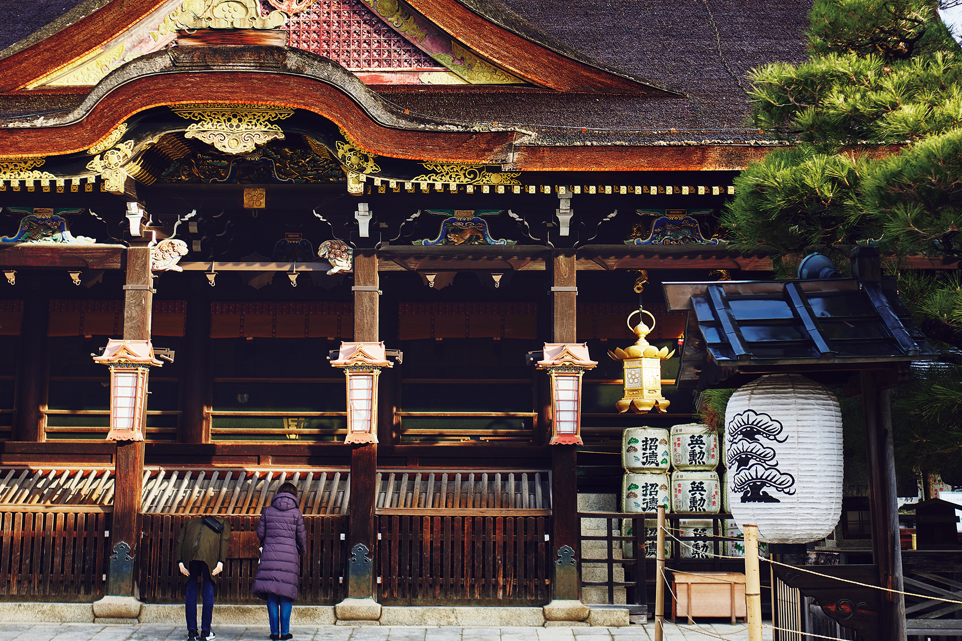 欄間　京都　五重の塔欄間