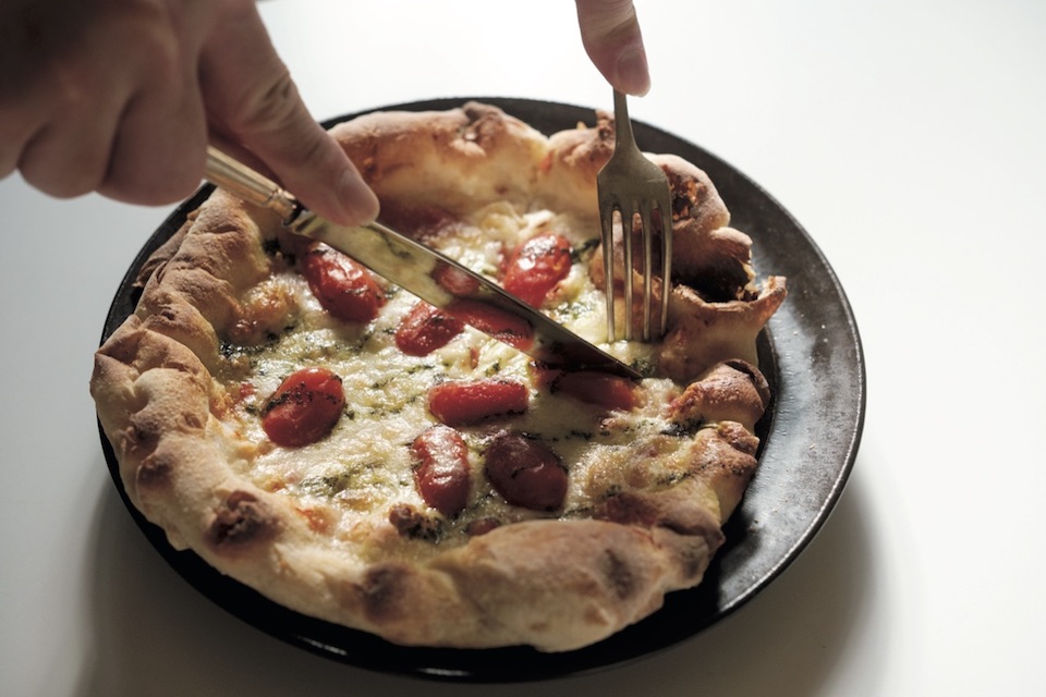 『ピザ ラボ』のピザは冷凍でも味が落ちない。