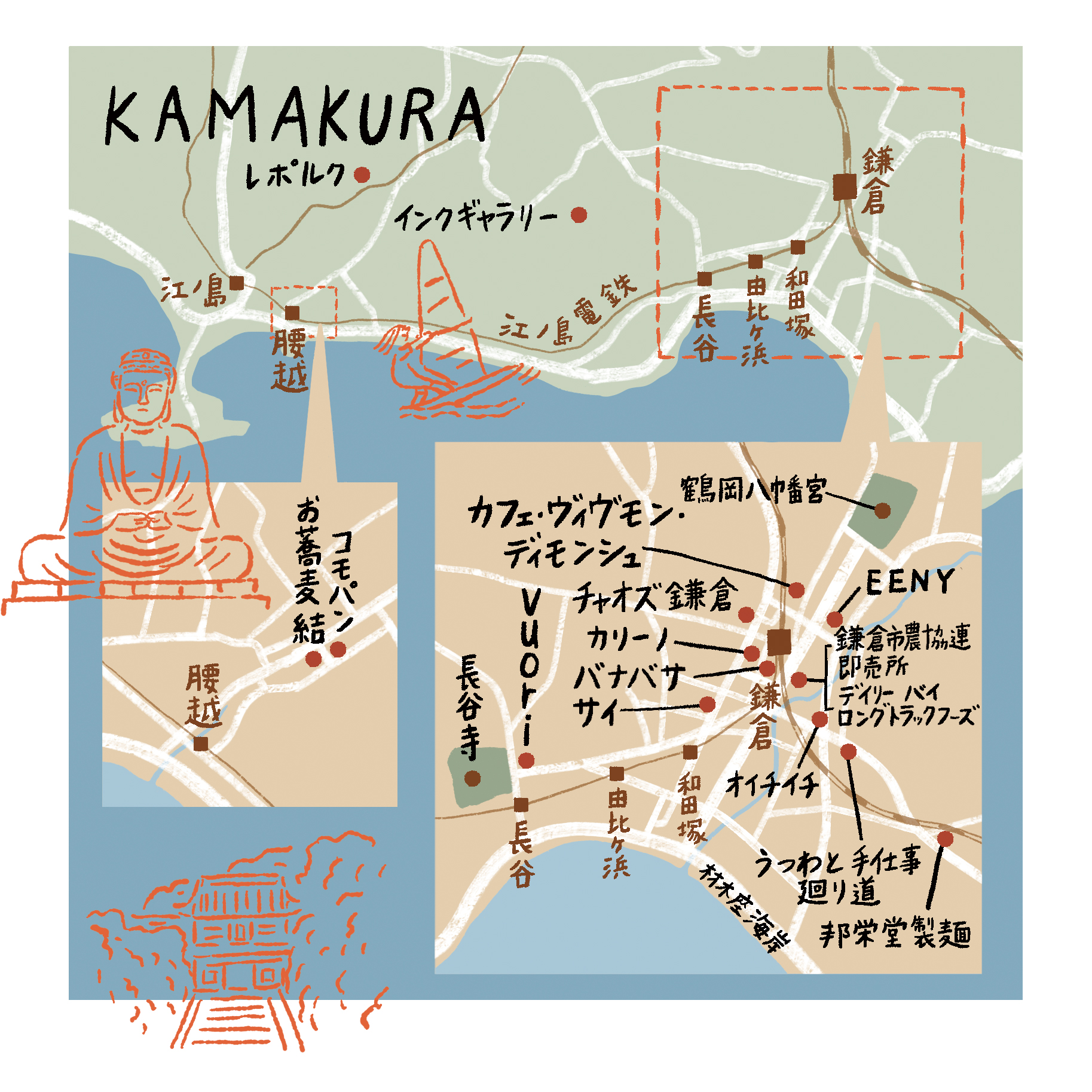 kamakura Access Map