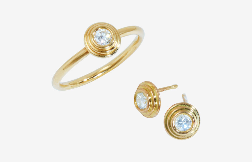 MIKA UEHARA ring & earrings