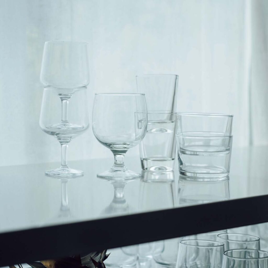 サルボ恭子さんの愛用する台所道具⑥ スタッキングできるグラス