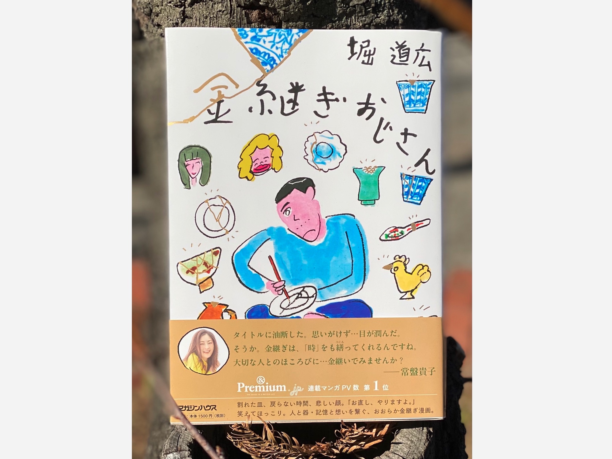 金継ぎ部」を主宰する漫画家・堀道広さんの最新単行本『金継ぎおじさん』が発売。 | Article | & Premium (アンド プレミアム)