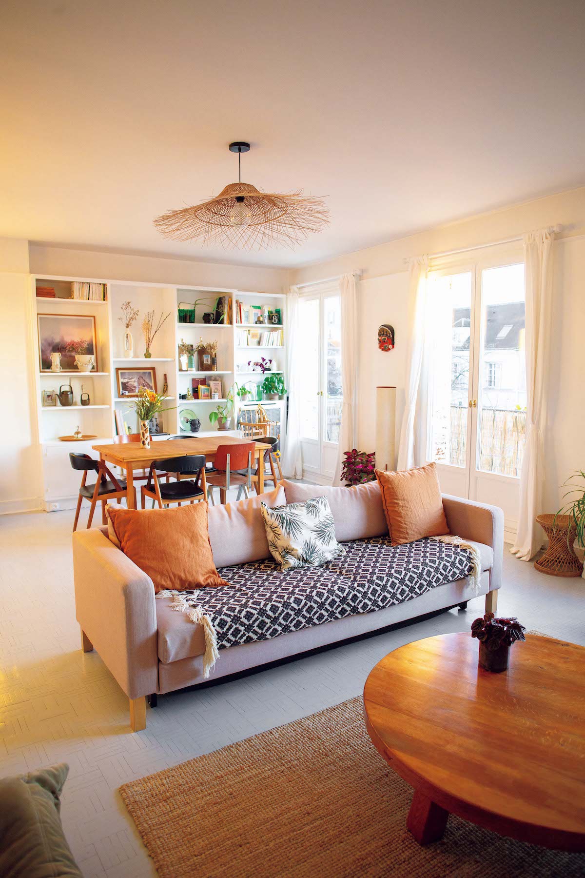 リビングとダイニングは同じ空間に。 リビングとダイニングは同じ空間に。