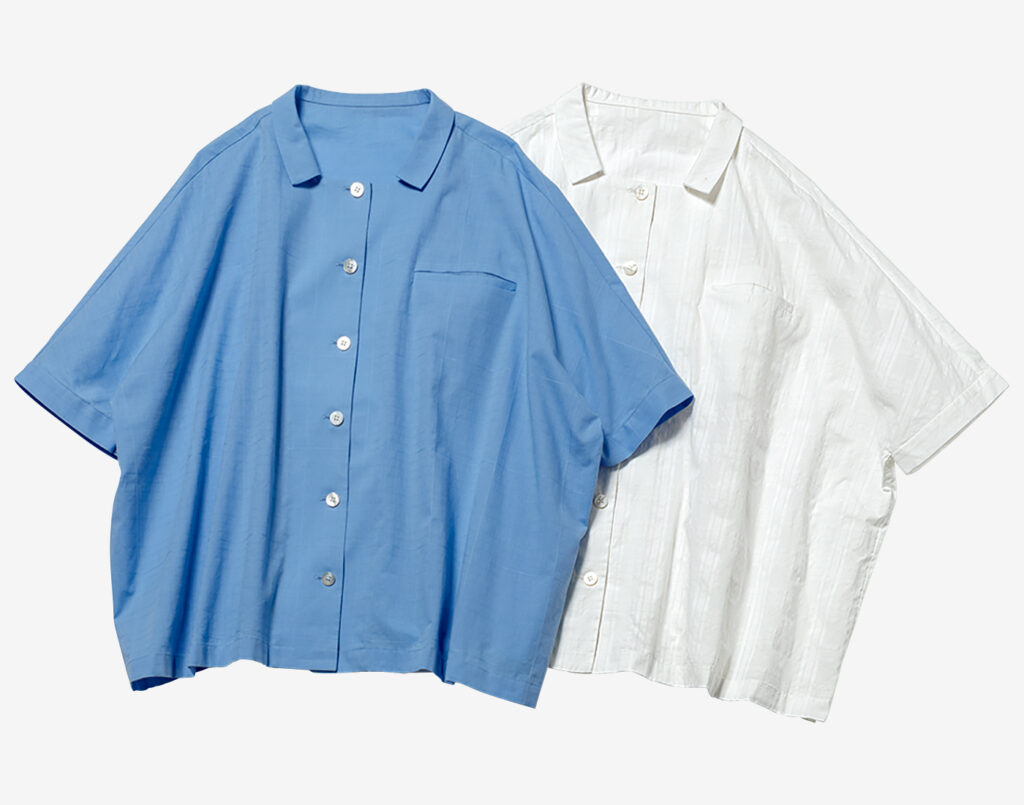 H & BY POOL wide shirt