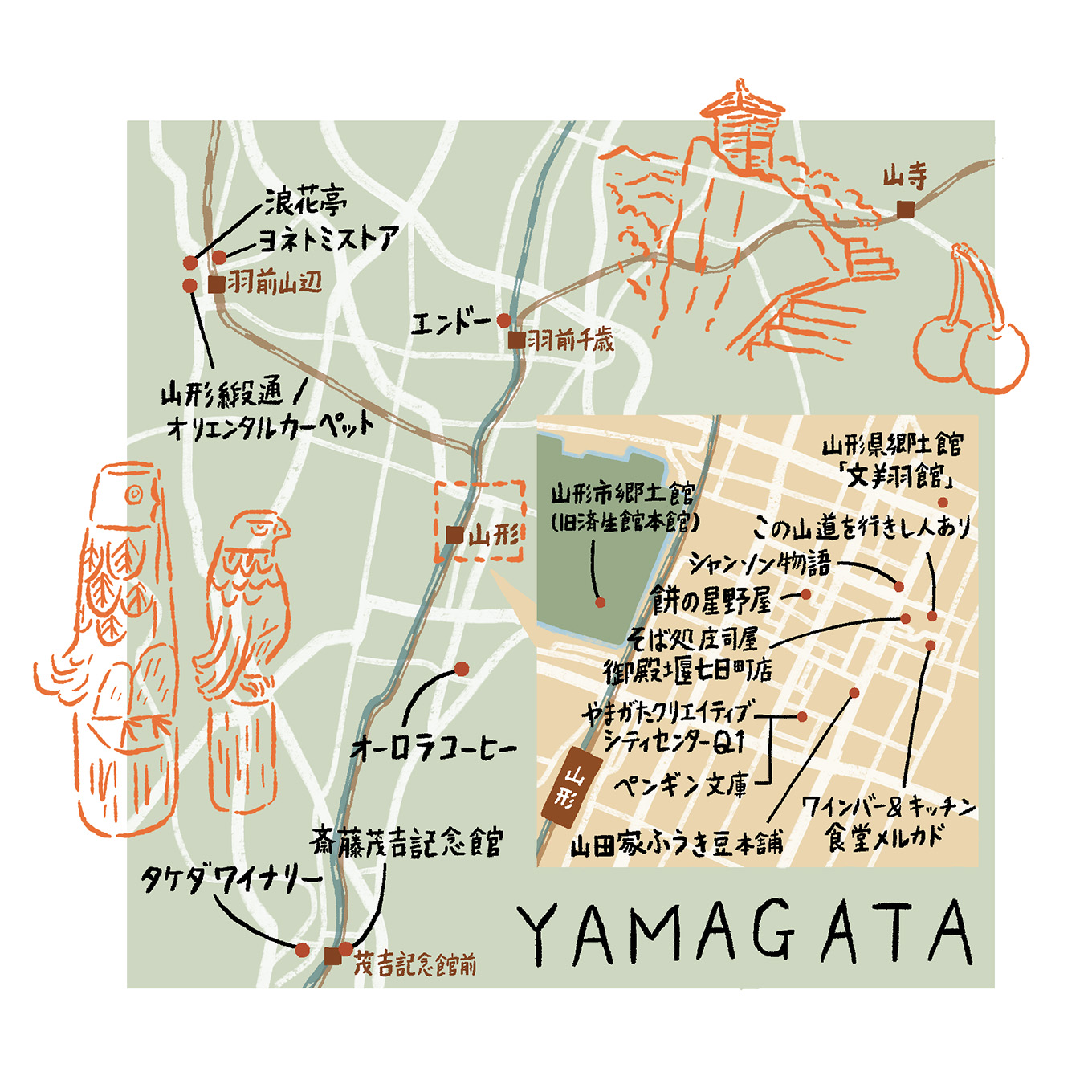 Nagato Access Map