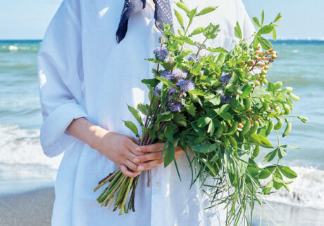 今月の花「パープルの段菊」：＆days よい一日を、このアイテムと。