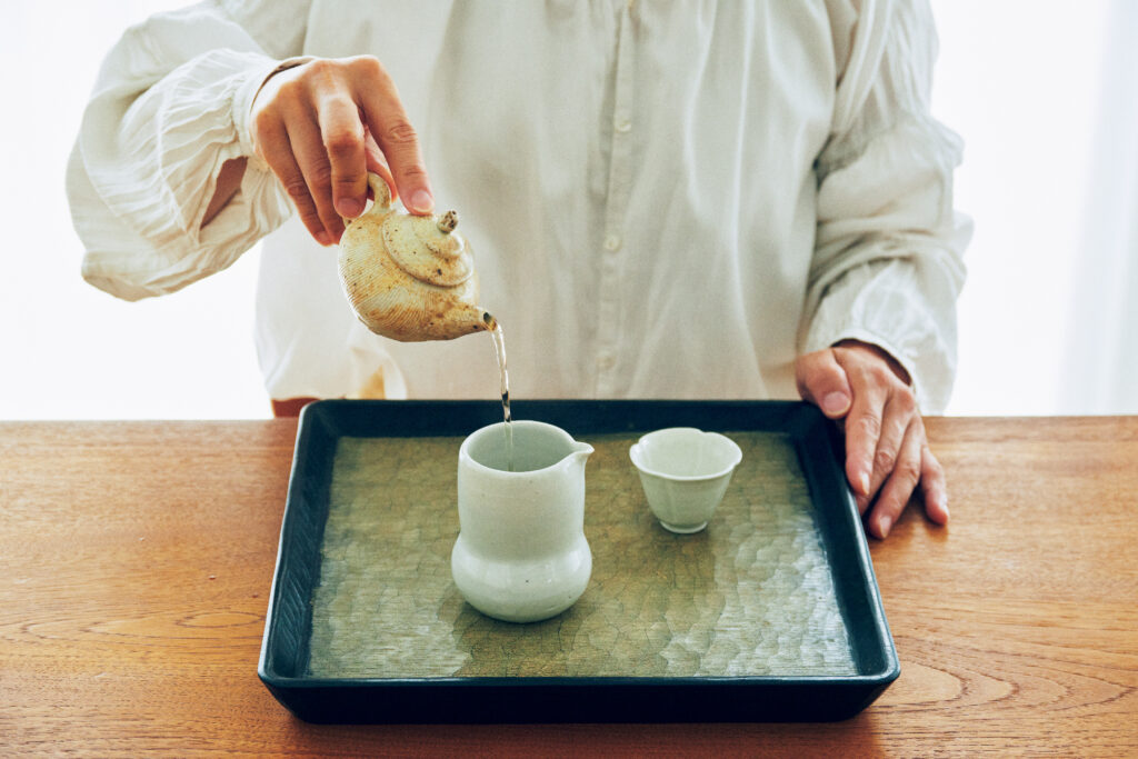 茶器を愛でるのも、中国茶の楽しみのひとつ。