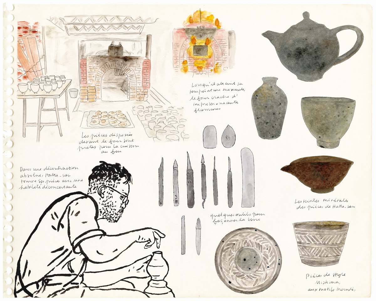 大阪・富田林 堺の白掛や三島手の陶器。岩や砂、深い海を感じる、土着