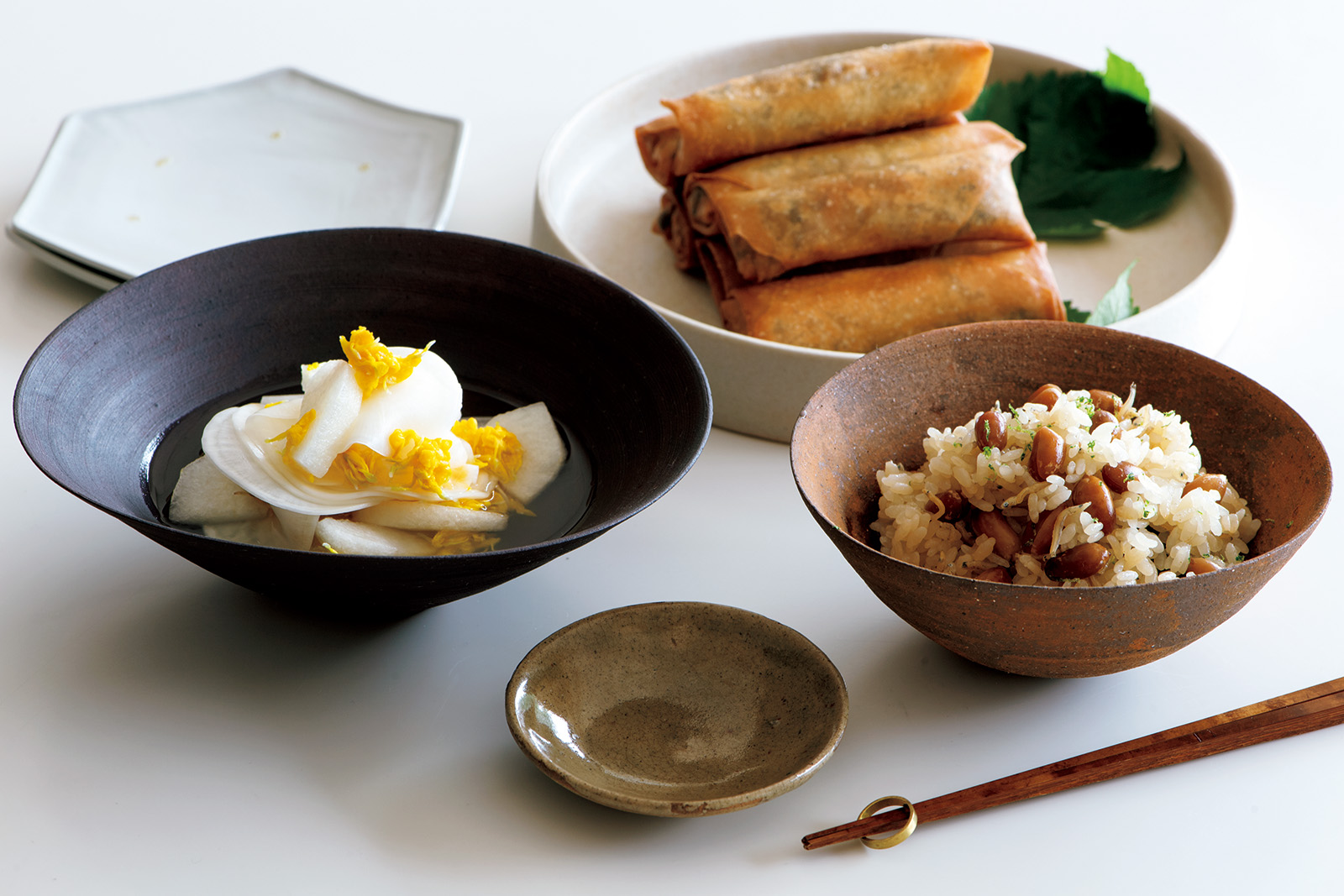 「秋の走りのきれいな和食」。渡辺有子の料理教室2年目9月