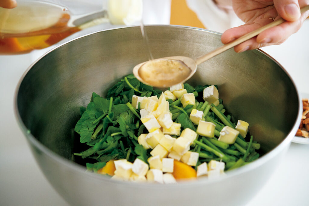 渡辺有子の料理教室 最初にオリーブオイルでコーティングしてから米酢と粗塩で調味する。 | 最初にオリーブオイルでコーティングしてから米酢と粗塩で調味する。 渡辺有子の料理教室 最初にオリーブオイルでコーティングしてから米酢と粗塩で調味する。 | 最初にオリーブオイルでコーティングしてから米酢と粗塩で調味する。