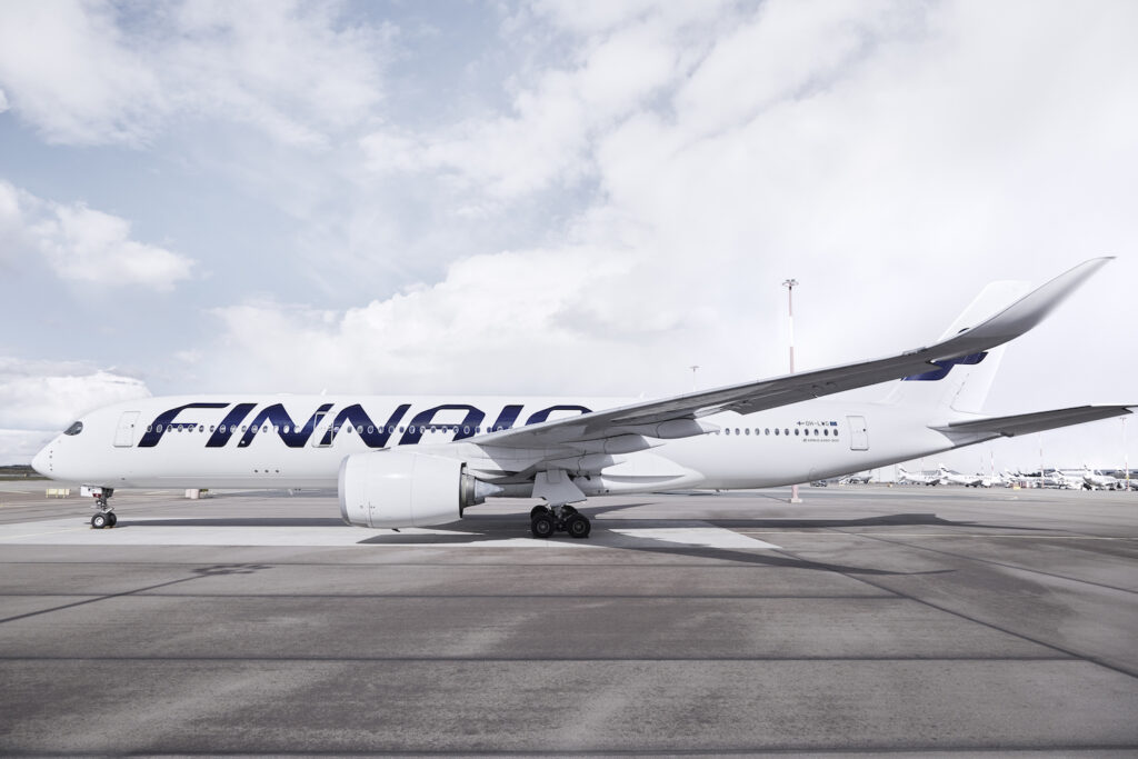 日本路線を飛ぶAirbus A350 XWB。 photo：Woodpecker ©️ Finnair