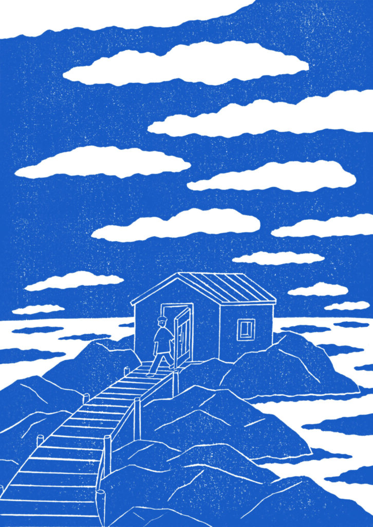 今日１日を、このイラストと。<i>花松 あゆみ vol.1</i>海辺の小屋