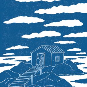 今日１日を、このイラストと。花松 あゆみ vol.1 海辺の小屋