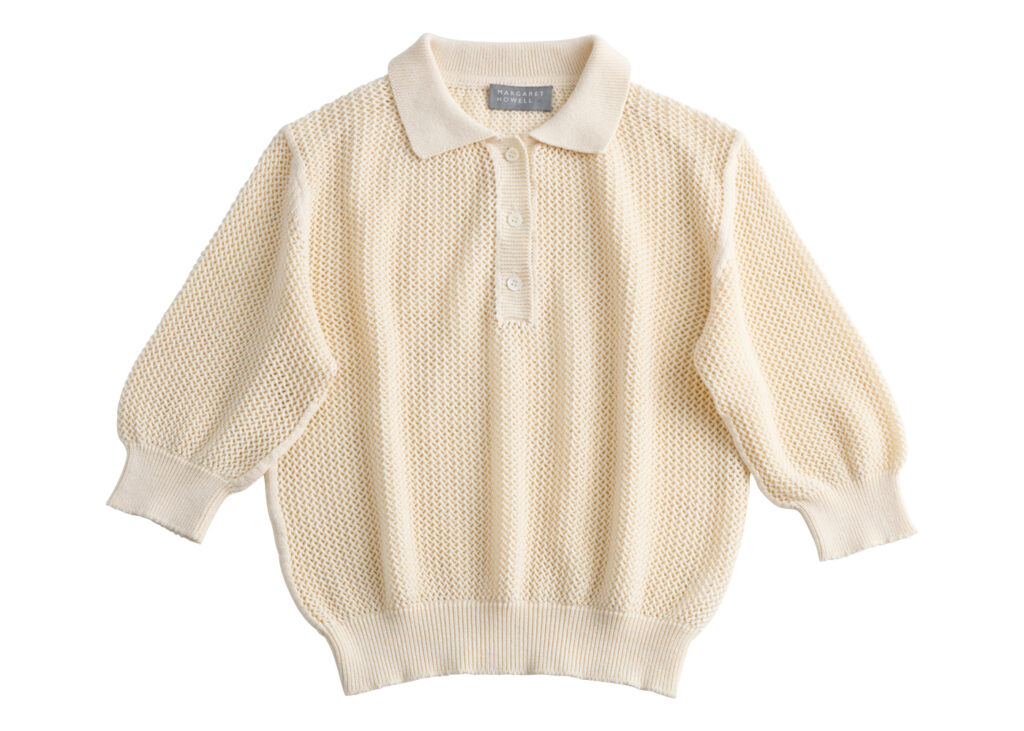 MARGARET HOWELL knit polo shirt MARGARET HOWELL knit polo shirt