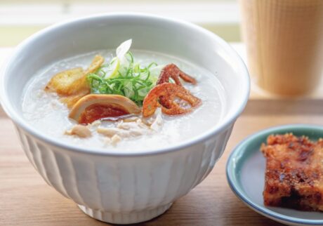 旅心そそる、『富小路粥店』の中華粥。濃厚だけどするする入る。各国の味を求めて、京の朝ごはん探訪。vol.3