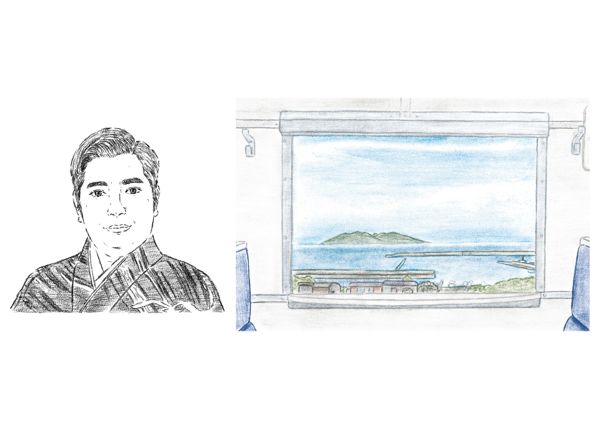 道南いさりび鉄道線で出合う、四季の津軽海峡。徳永ゆうきさんの忘れられない車窓風景。