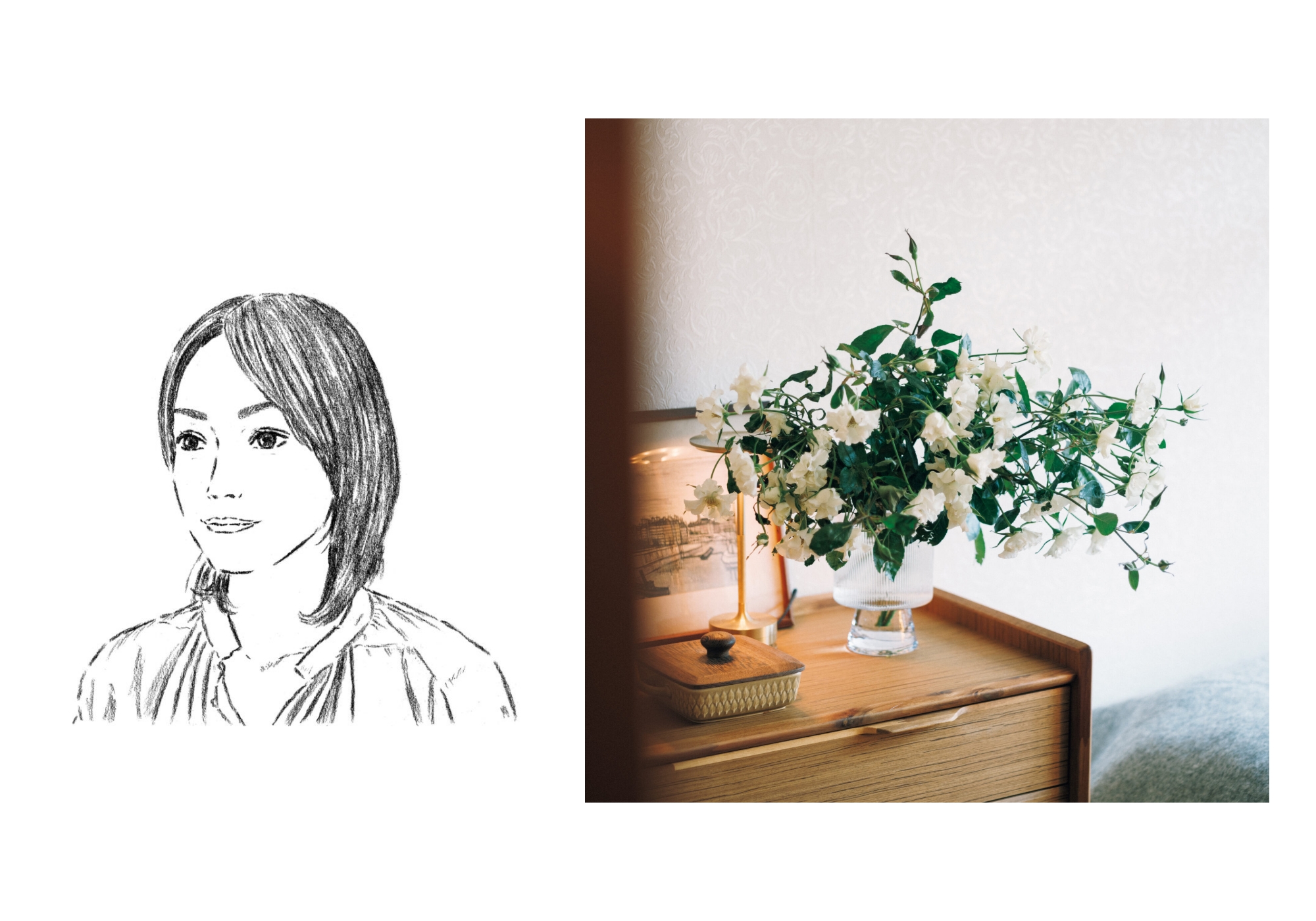 外の景色とひと続きのように。『uguisu』『organ』オーナーマダム・紺野順子さんに学ぶ、花の飾り方とセンス。