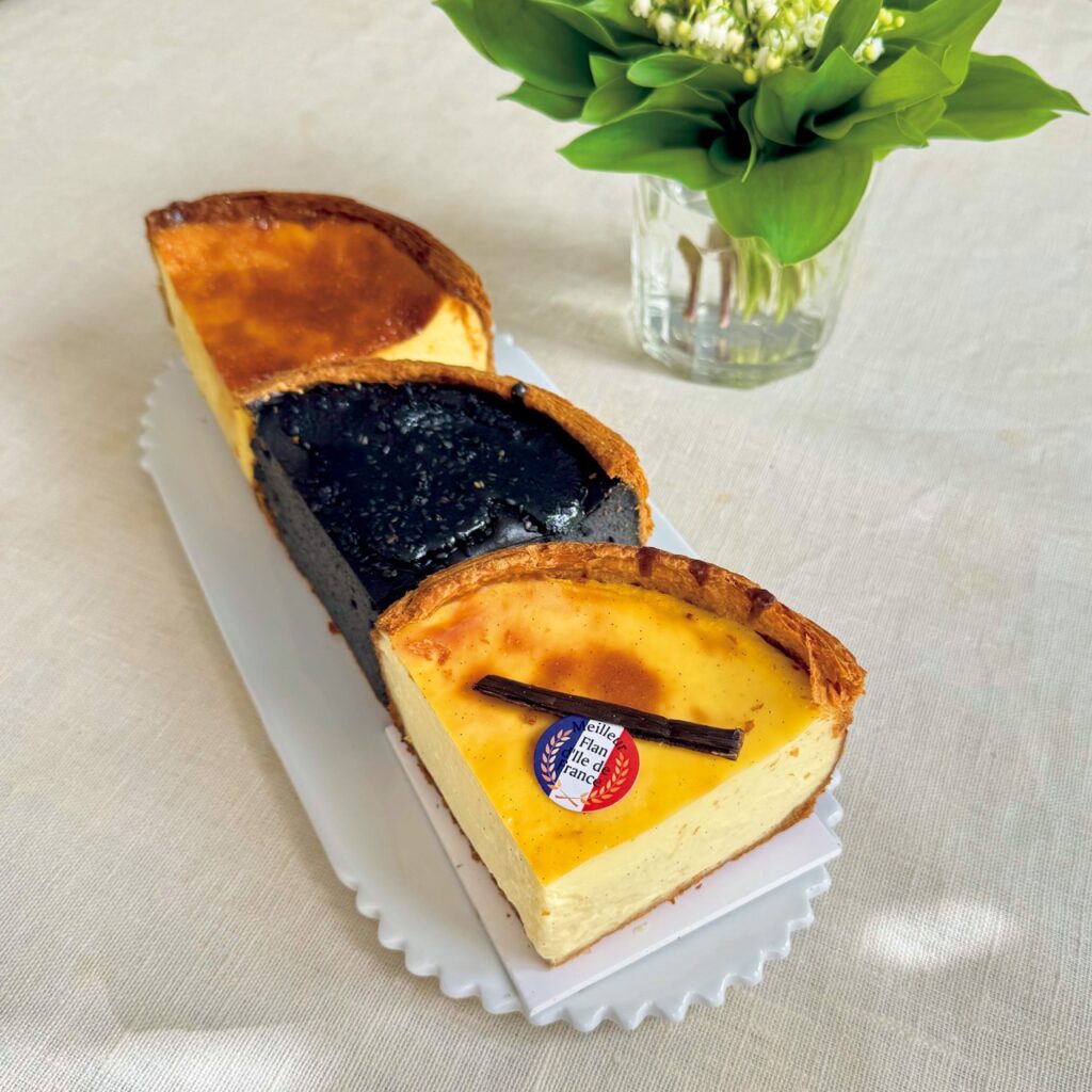 しっかり焼いたブリゼ生地に、卵黄たっぷりのアパレイユが詰まったシンプルなおやつ、フラン。【パリジェンヌの4時のおやつ】