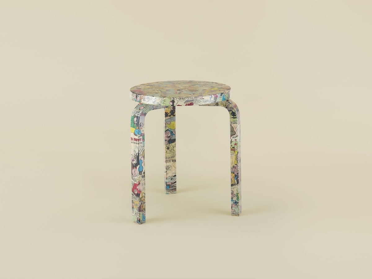 カスタムした〈アルテック〉のスツール60。骨董王子・郷古隆洋の日用品