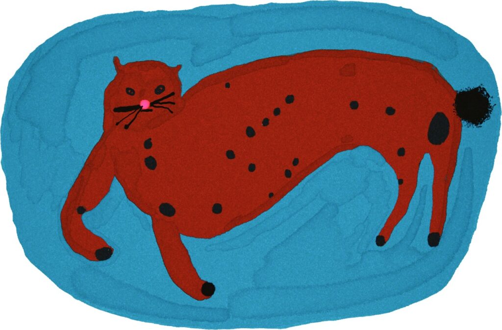 今日１日を、このイラストと。竹井 晴日 vol.17ふてぶてしい猫