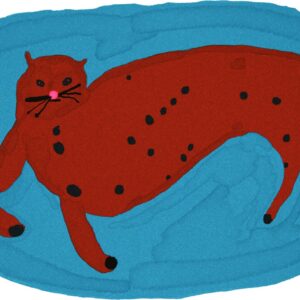 今日１日を、このイラストと。竹井 晴日 vol.17ふてぶてしい猫 | ふてぶてしい猫