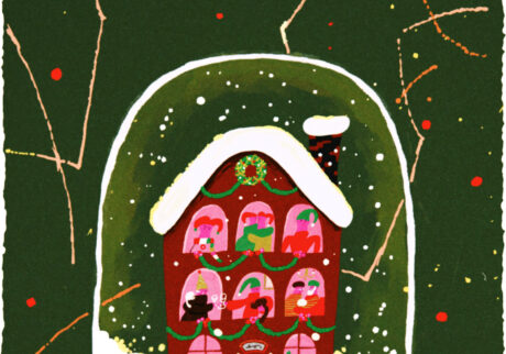 今日１日を、このイラストと。竹井 晴日 vol.22雪あかりの音 | 雪あかりの音