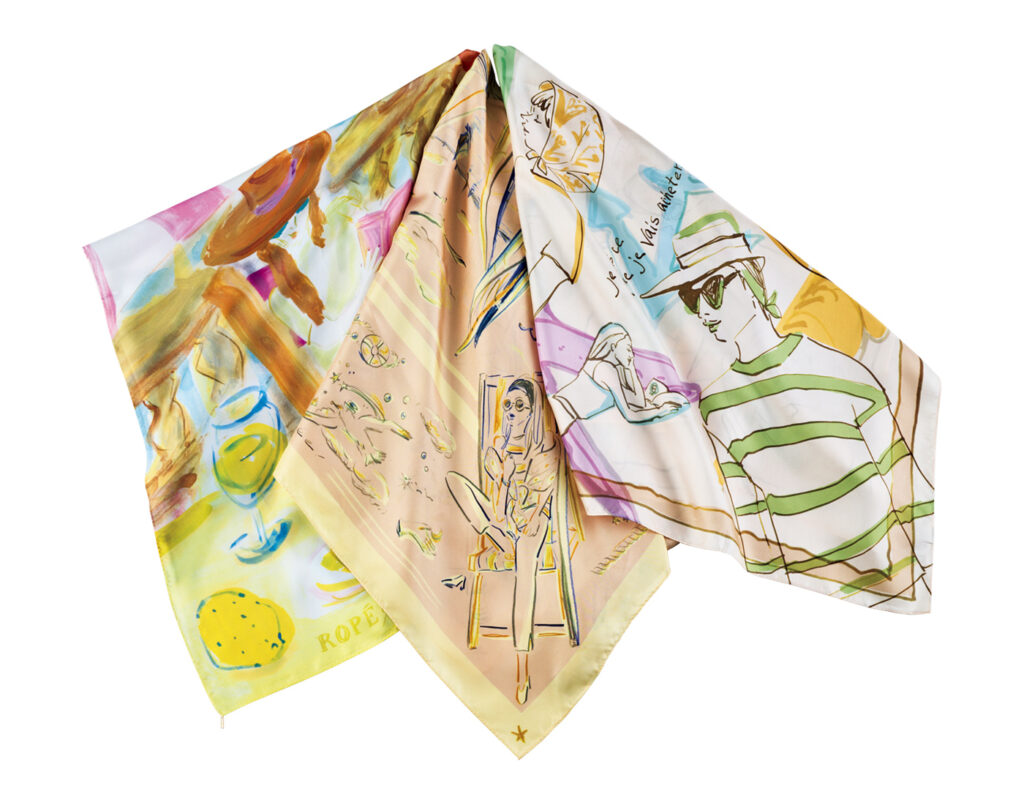 YUKO SAEKI FOR ROPÉ scarf