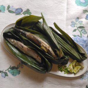 ハランの葉っぱで蒸し焼き。写真と文：按田 優子 (『按田餃子』 店主) #1