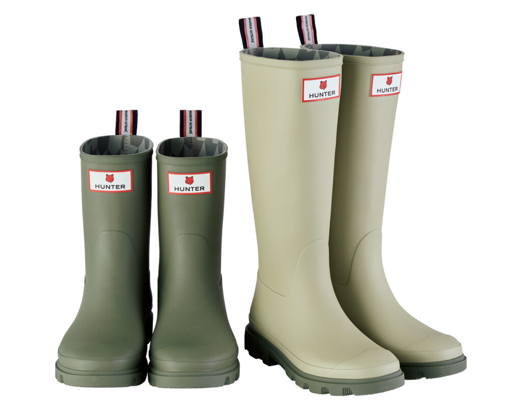 MAISON KITSUNÉ × HUNTER rubber boots MAISON KITSUNÉ × HUNTER rubber boots