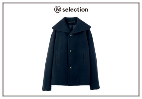 どんなボトムスとも相性抜群。〈ニコルソン アンド ニコルソン〉のセーラーカラーコート。 どんなボトムスとも相性抜群。〈ニコルソン アンド ニコルソン〉のセーラーカラーコート。