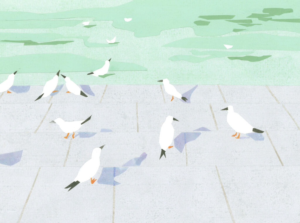 今日1日を、このイラストと。のなか あやみ vol.1 白くとけて (蓮華寺池公園) | 白くとけて (蓮華寺池公園) 今日1日を、このイラストと。のなか あやみ vol.1 白くとけて (蓮華寺池公園)