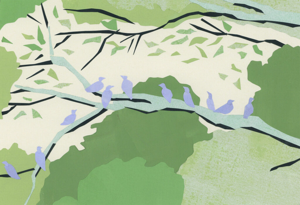 今日１日を、このイラストと。のなか あやみ vol.2 午後のおしゃべり (舞坂図書館町民の森) 