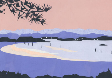 今日１日を、このイラストと。のなか あやみ vol.9 | 海を見に (浜名湖)