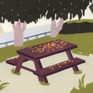 今日１日を、このイラストと。のなか あやみ vol.13 | 秋落ちて (西伊場第二公園)