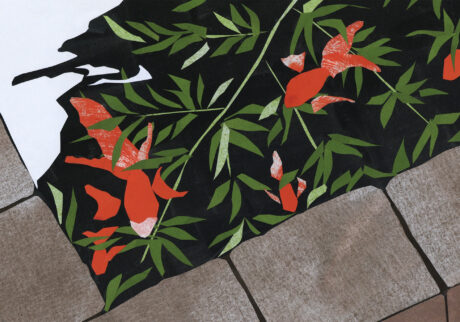 今日1日を、このイラストと。のなか あやみ vol.17 | 赤く浮かんで (学芸大学 花善) 今日1日を、このイラストと。のなか あやみ vol.17 | 赤く浮かんで (学芸大学 花善)