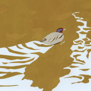 今日１日を、このイラストと。のなか あやみ vol.19 | 秋かきわけて (吉見 堂ノ前池)