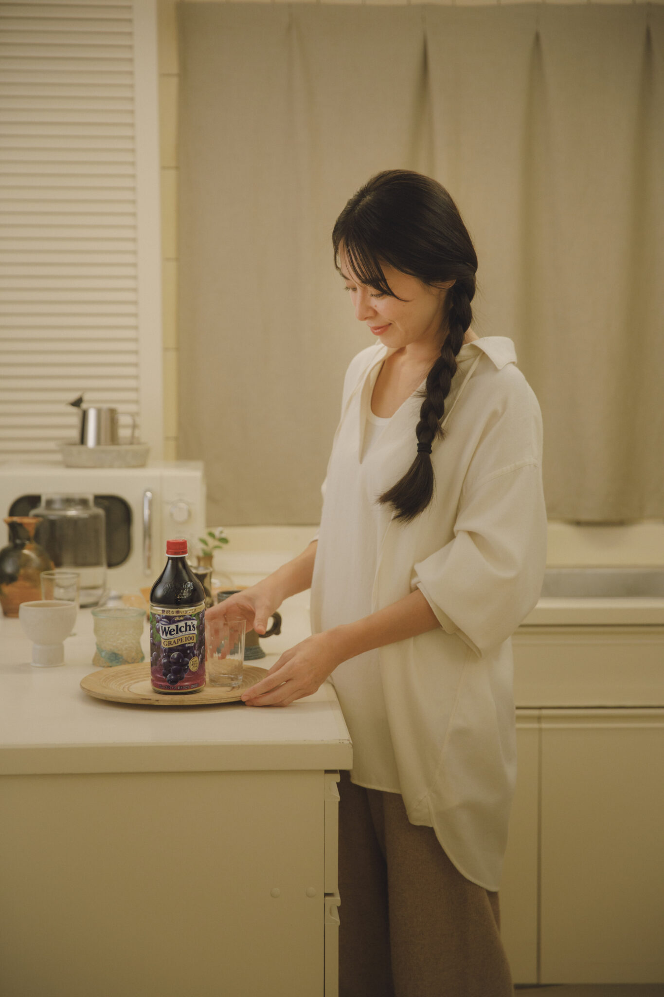 果実由来の贅沢な味わいで心を満たしてくれる、「Welch’s グレープ100」と過ごす毎日。