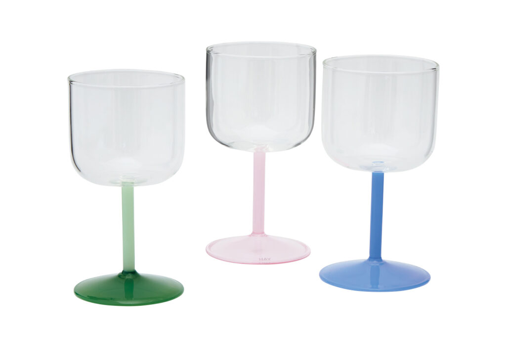 HAY wine glass