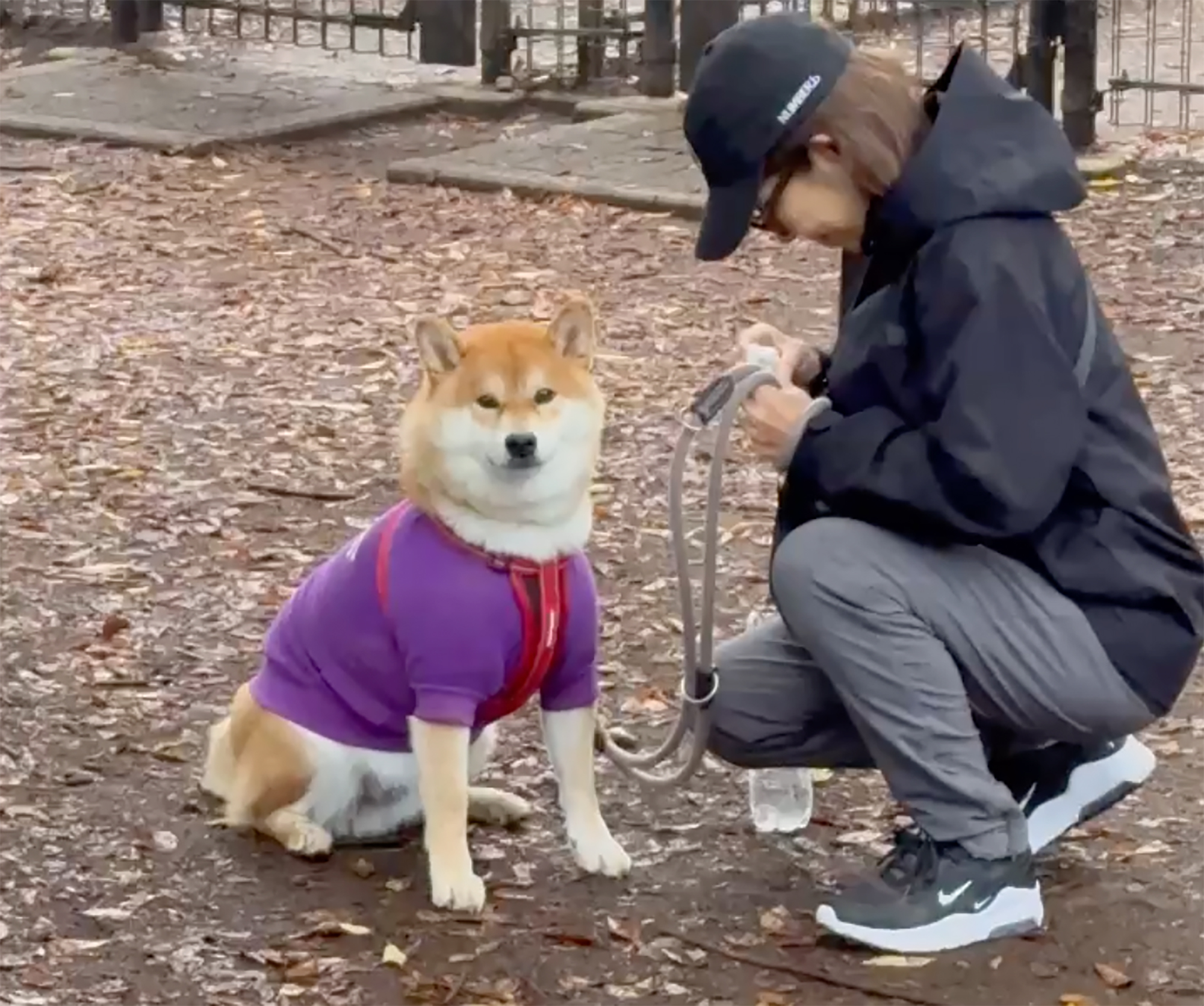 おやつ、ぐずり、トボトボ…ラン帰りのルーティンはこんな感じ。