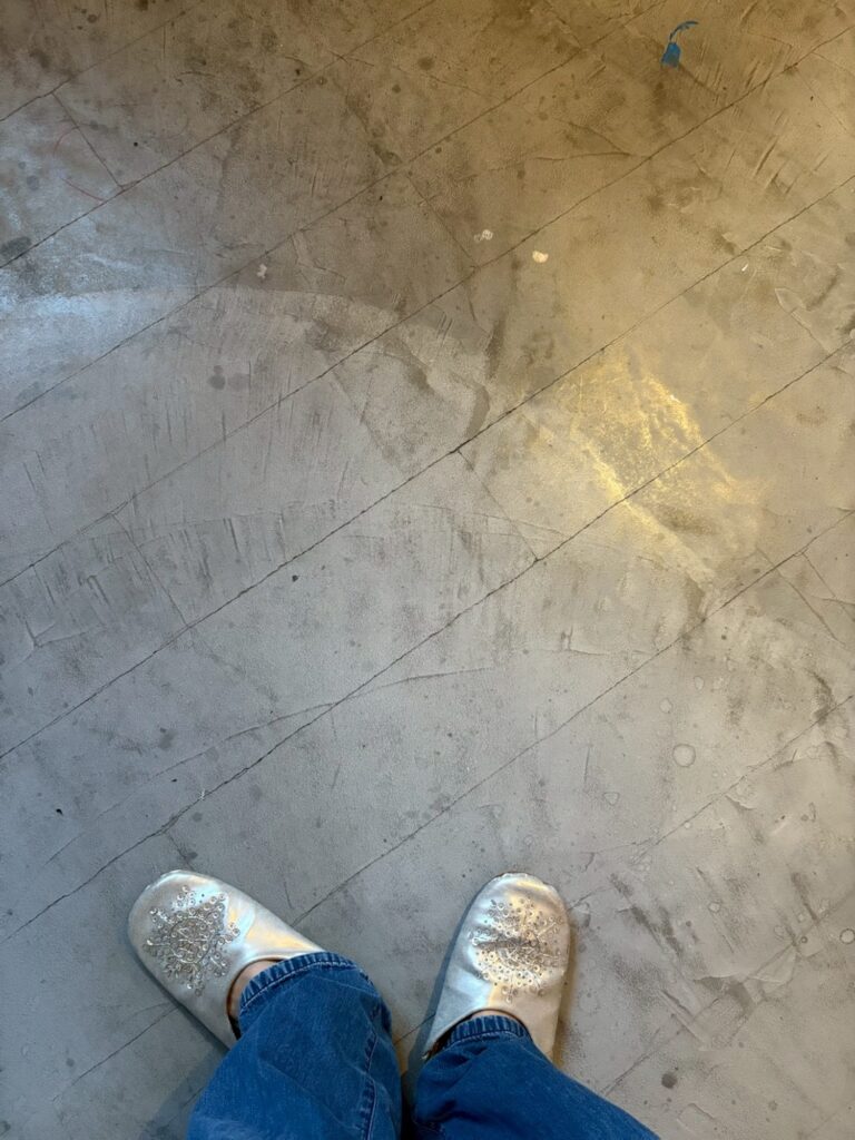 LINE_ALBUM_仕事部屋の本棚と床のモルタルの感じです_251028_1