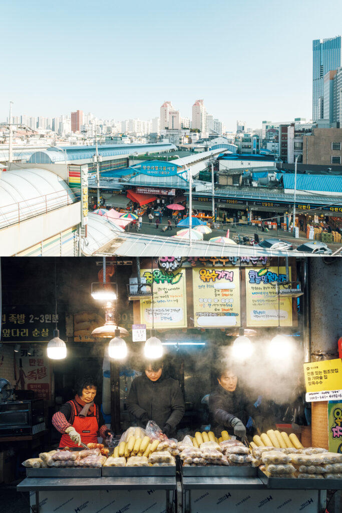 韓国ならではの食材に出合える『京東 (キョンドン) 市場』と、ローカルのフーディが集う『ソウル中央市場』。新しいカルチャーも感じられる路地裏を歩きました。 | 韓国ならではの食材に出合える『京東（キョンドン）市場』と、ローカルのフーディが集う『ソウル中央市場』。新しいカルチャーも感じられる路地裏を歩きました。