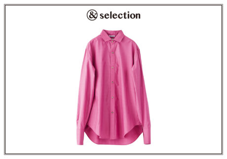 〈バウト〉から、春の到来が待ち遠しくなる鮮やかなピンクのシャツを。