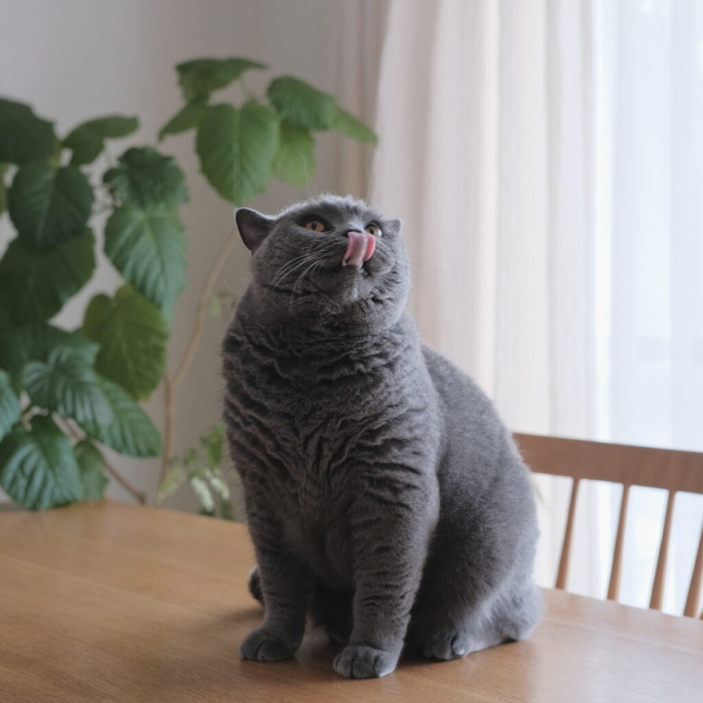 どうも、まんまるおにぎりです。ブリティッシュショートヘア ごまちゃん | ぺろっとして得意顔。「かわいい〜」と言ってもらえると、ついついモデルになりきってポーズしちゃいます。 どうも、まんまるおにぎりです。ブリティッシュショートヘア ごまちゃん | ぺろっとして得意顔。「かわいい〜」と言ってもらえると、ついついモデルになりきってポーズしちゃいます。