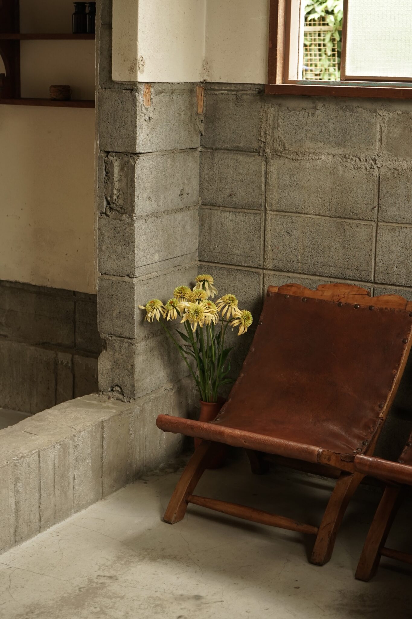 椅子の“すき間”に、自分と同じ目線の花を。写真と文：齋藤拓磨 (花屋『Hljóð (ヒュウド) 』店主) #1