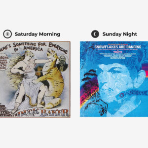 シンガーソングライター 井上園子さんが選ぶ土曜の朝と日曜の夜の音楽。vol.2 シンガーソングライター 井上園子さんが選ぶ土曜の朝と日曜の夜の音楽。vol.2